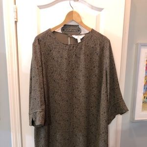 BNWOT Olive Green Floral Dress